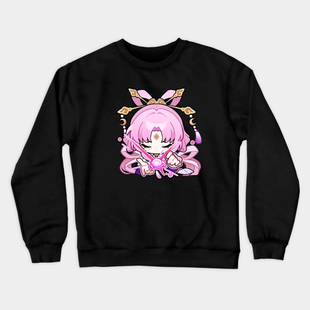 Honkai Star Rail Chibi Fu Xuan Crewneck Sweatshirt by HoyoStan